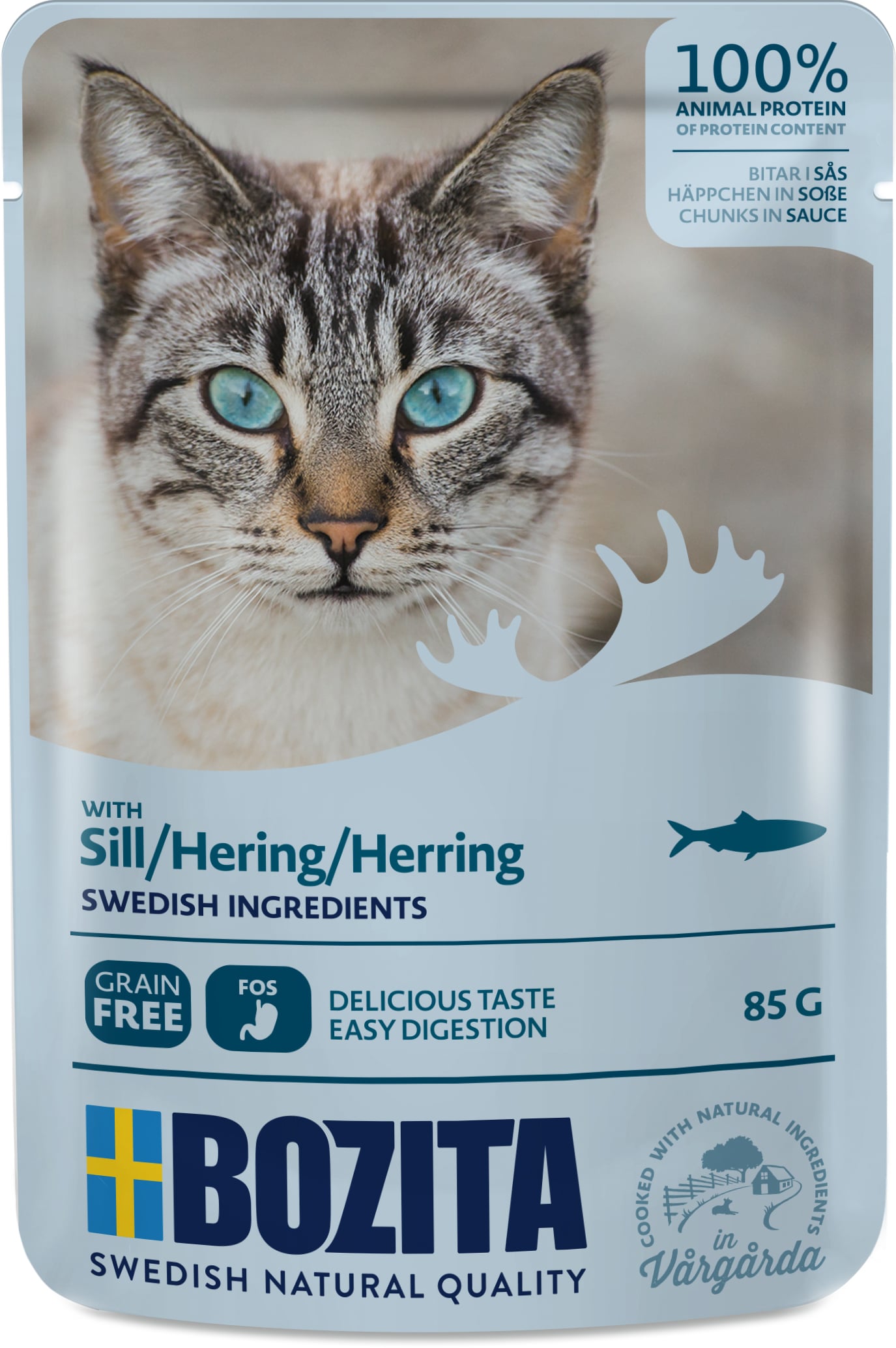 Bozita Cat HiS Katzennassfutter Adult getreidefrei 85 g Hering