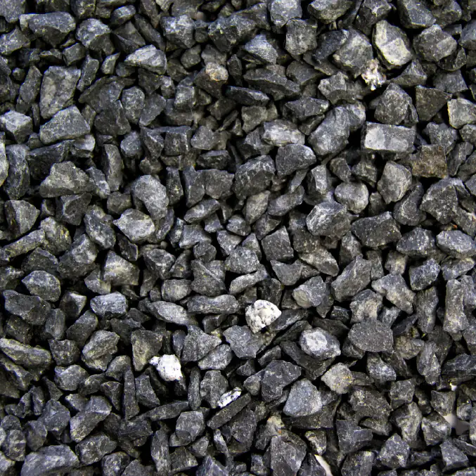 Basaltsplitt  8 - 11 mm anthrazit 25 kg Basaltsplitt  8 - 11 mm anthrazit 25 kg