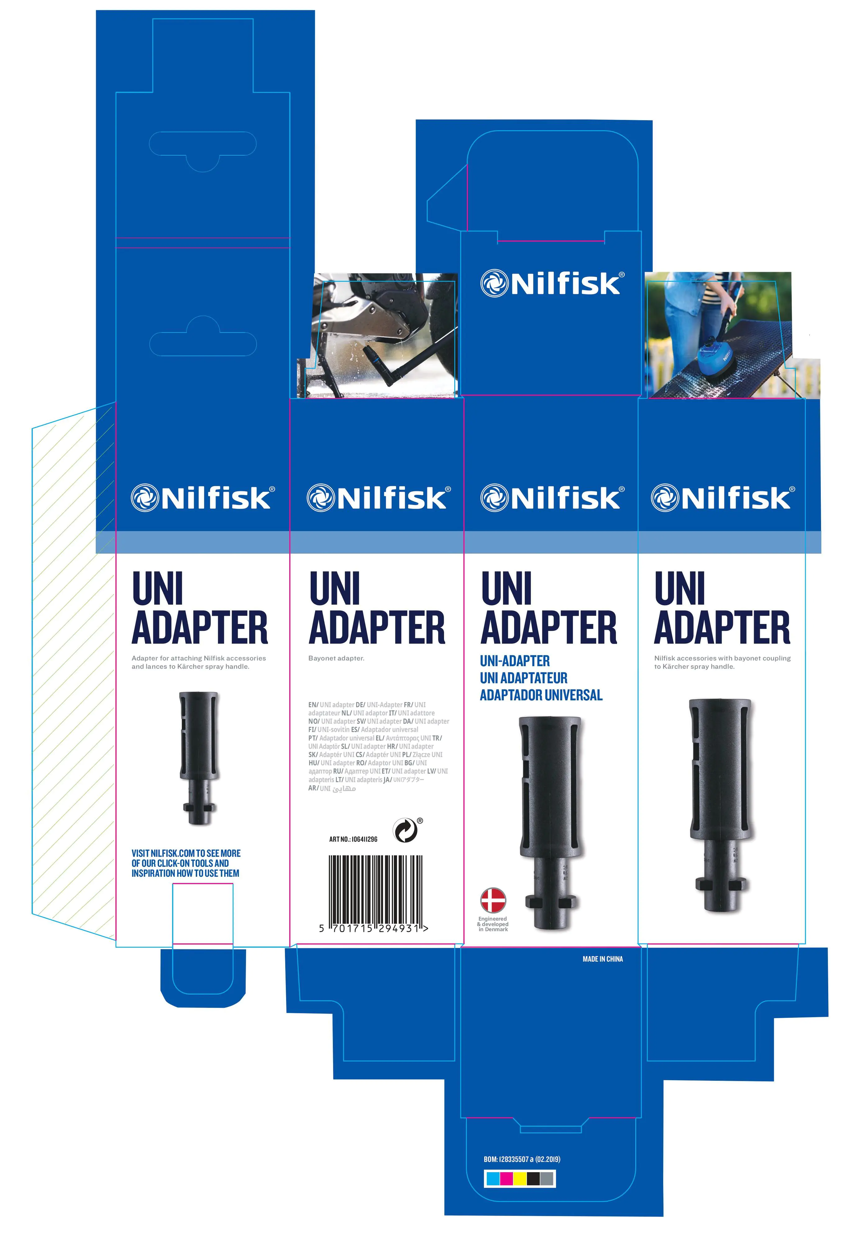 Nilfisk Universal-Adapter für Kärcherhochdruckreiniger