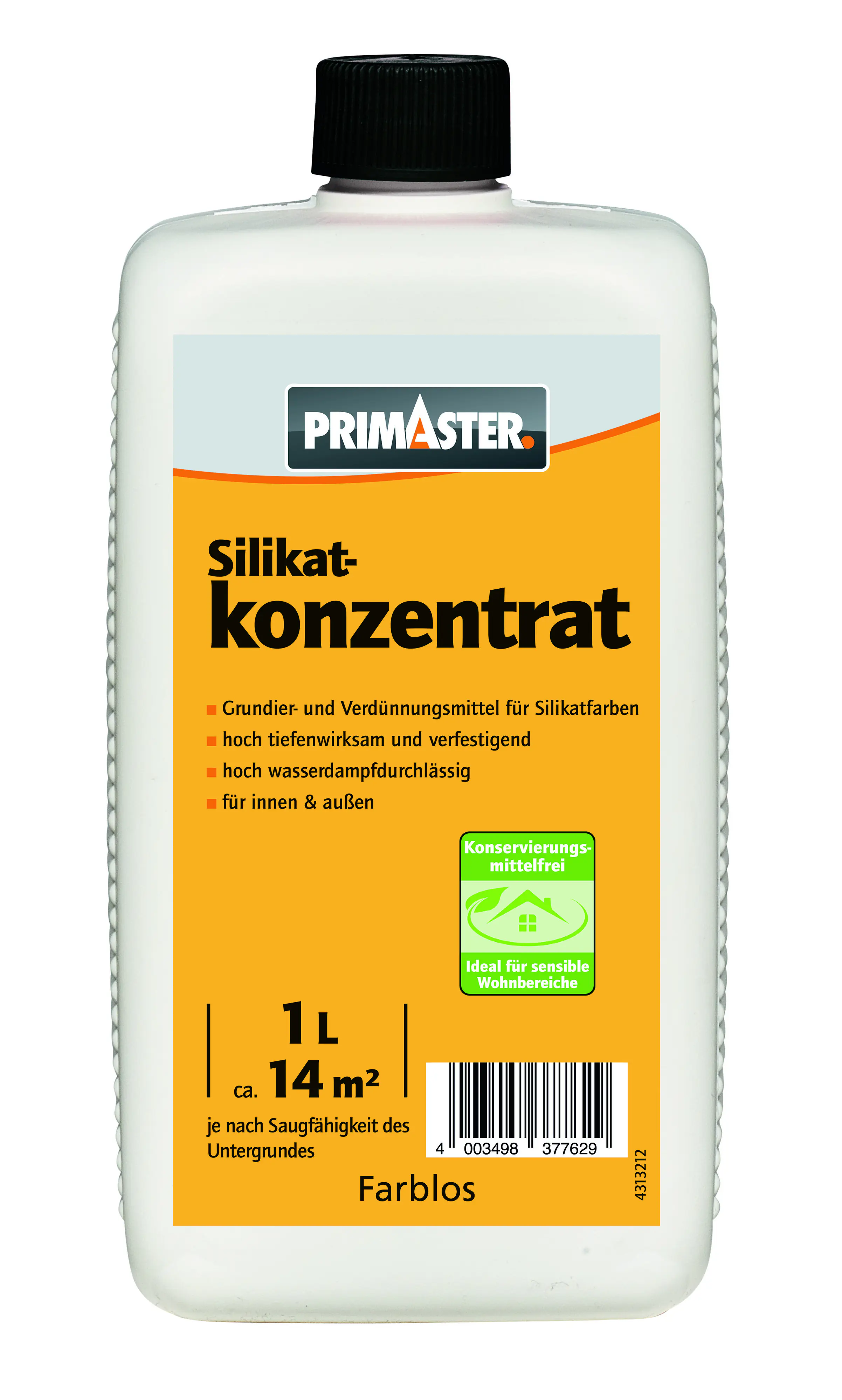 Primaster Silikatkonzentrat farblos 1 L