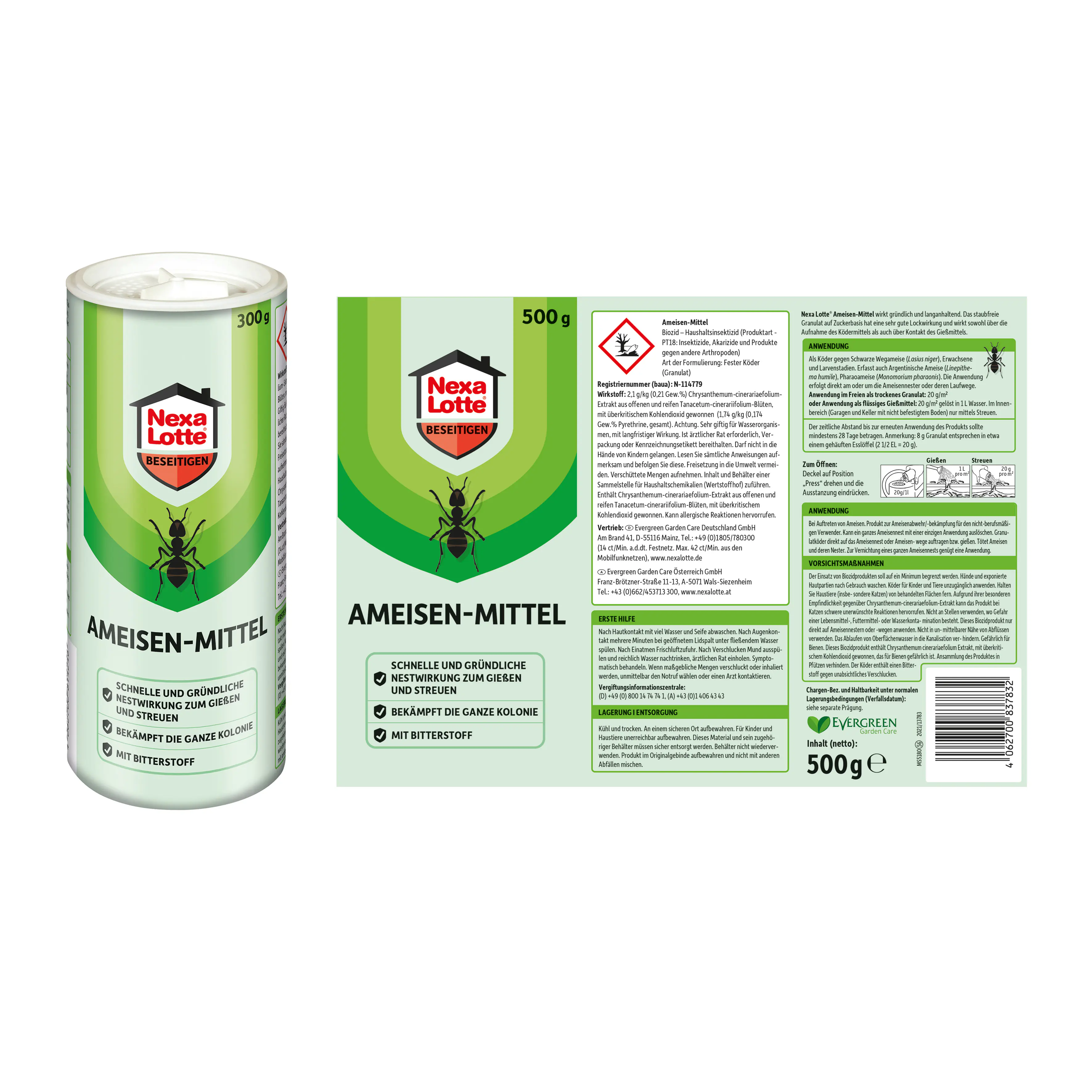 Nexa Lotte Ameisenmittel 500 g