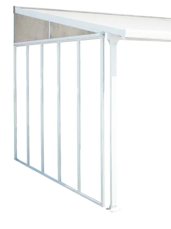 Canopia Seitenwand für Terrassendach weiß 400 cm Canopia Seitenwand für Terrassendach weiß 400 cm