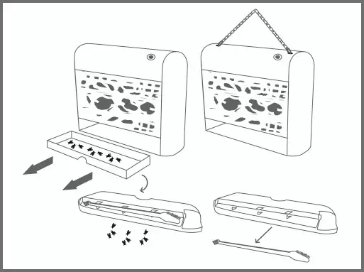 SWISSINNO Insektenfalle 24 W weiß rot SWISSINNO Insektenfalle 24 W weiß rot