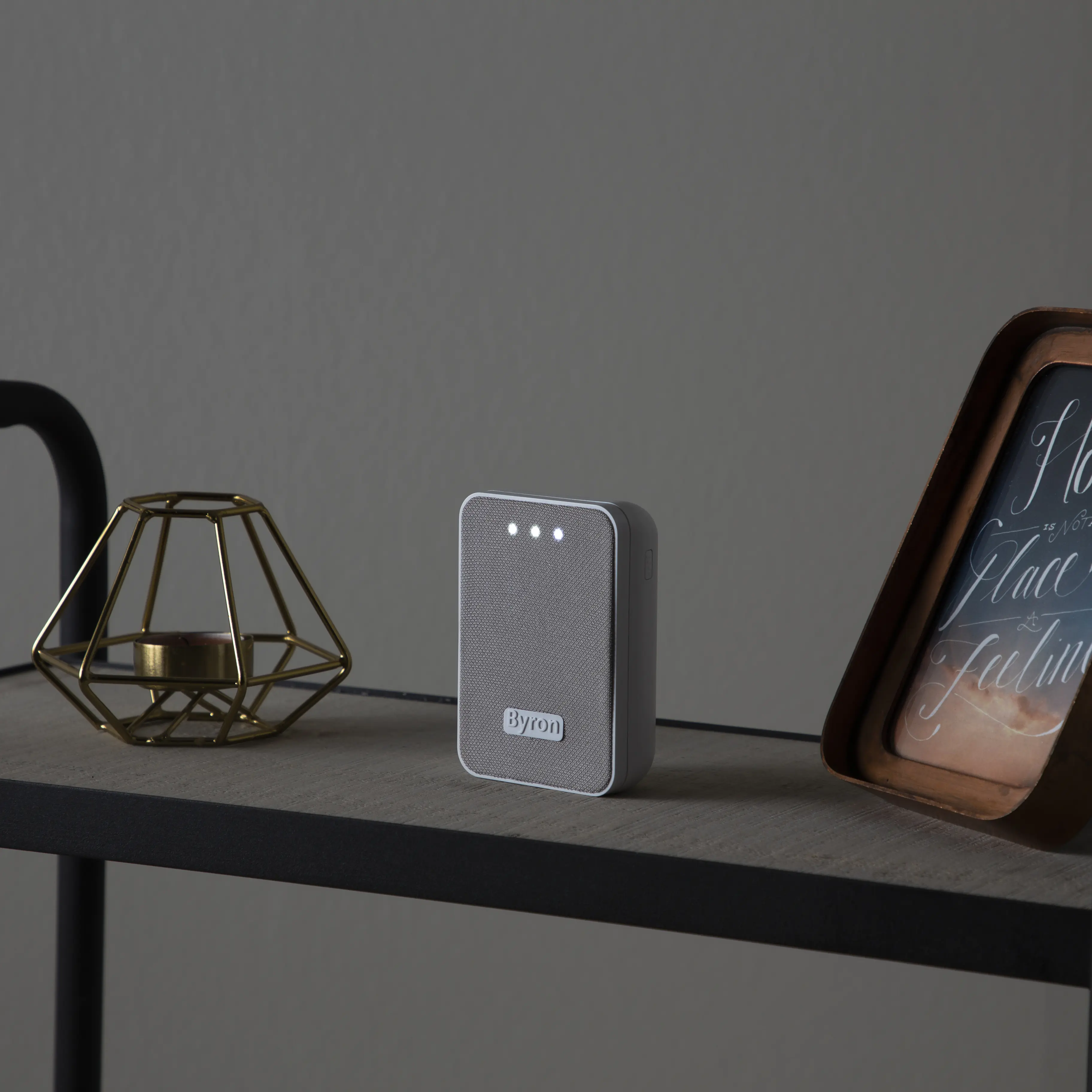 Byron Funk Türklingel Set grau/weiß 16 Melodien 150 m Reichweite