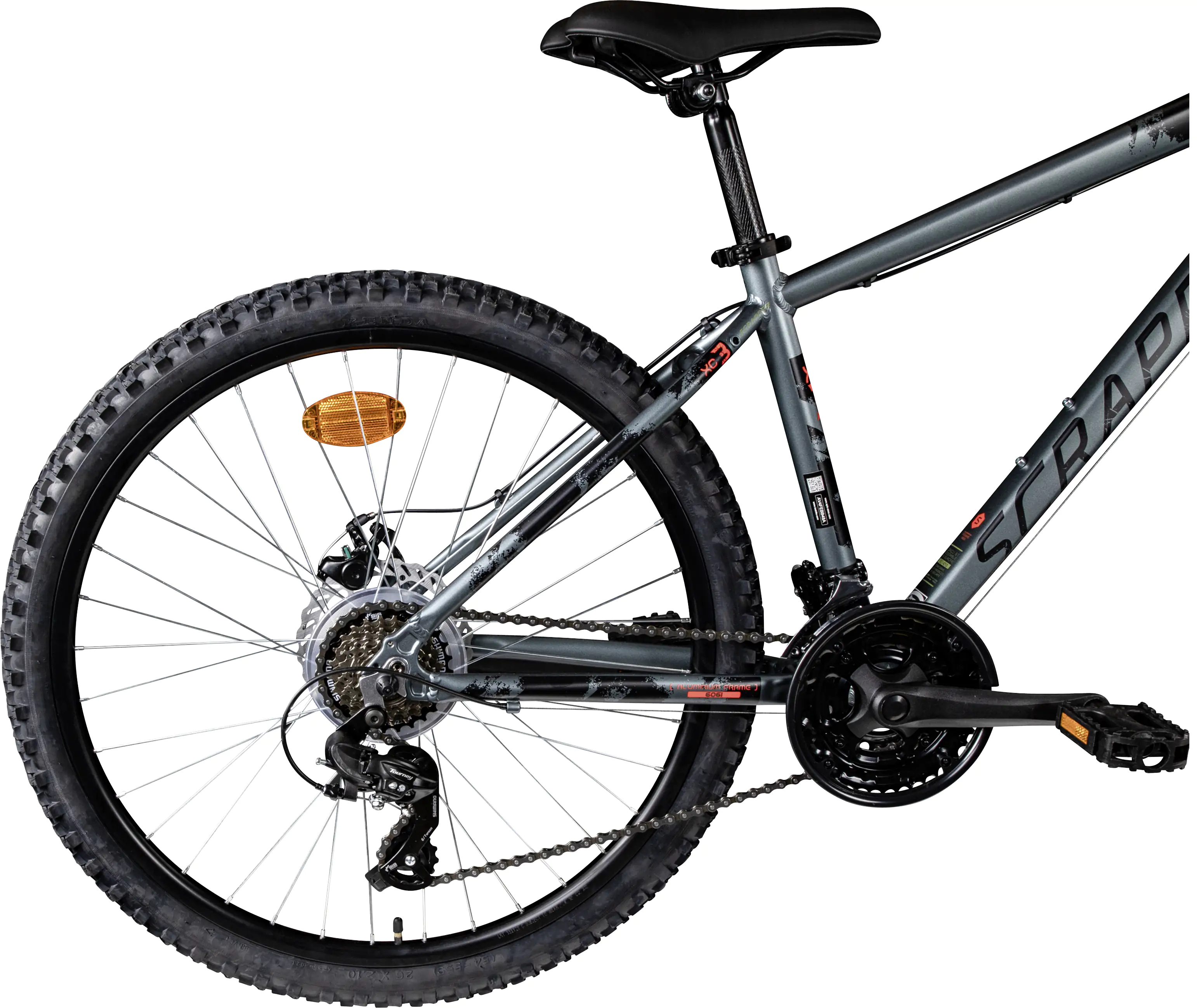 Scrapper Mountainbike XC 3.1 LTD S 26 Zoll RH 40cm 21-Gang silber rot