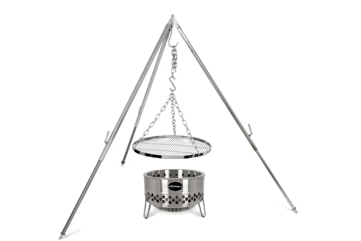 Petromax Feuerschale Tyropit Set inkl. Dreibein & Rost