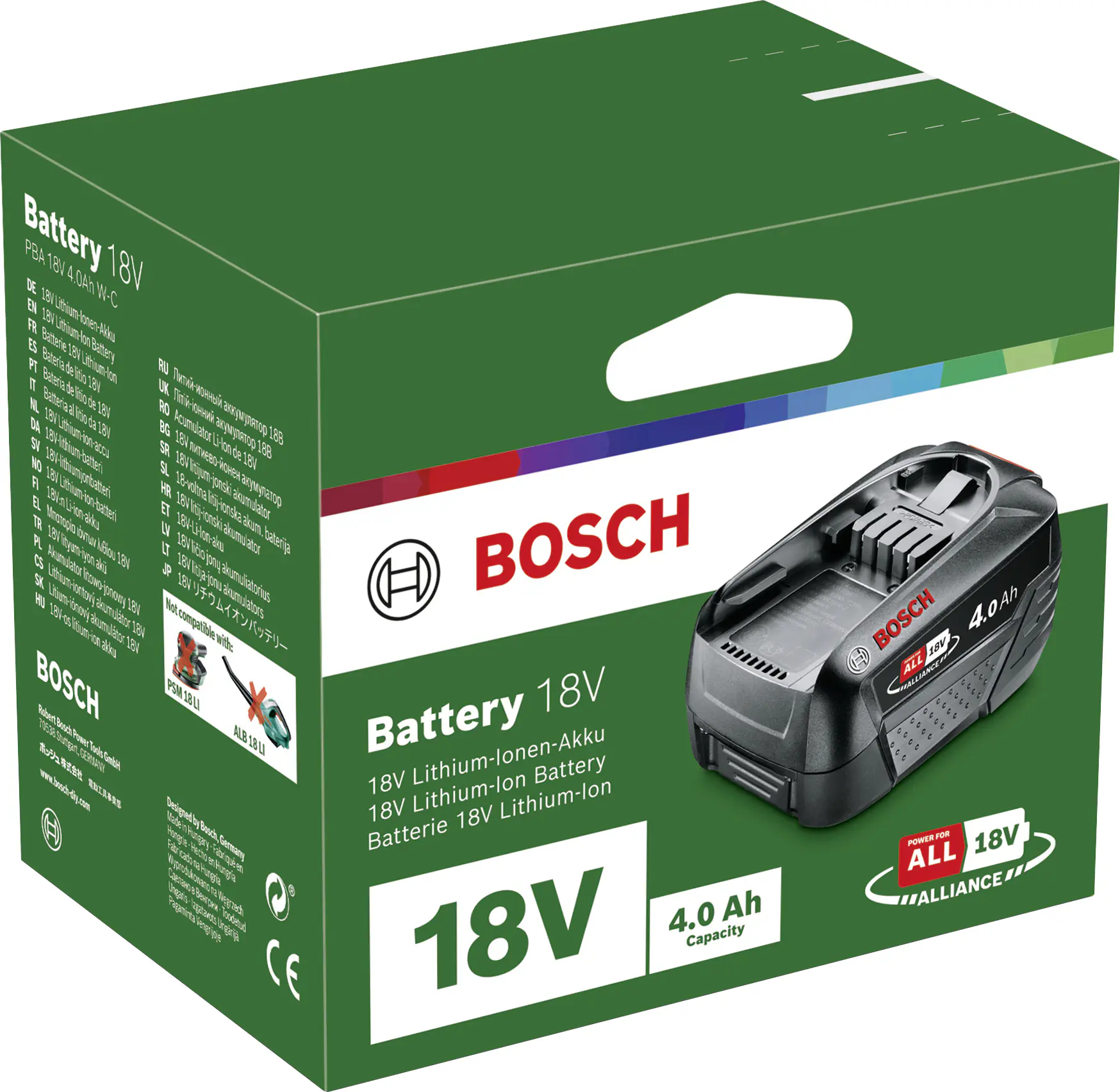Bosch Ersatz-Akku PBA 18 V 4 Ah