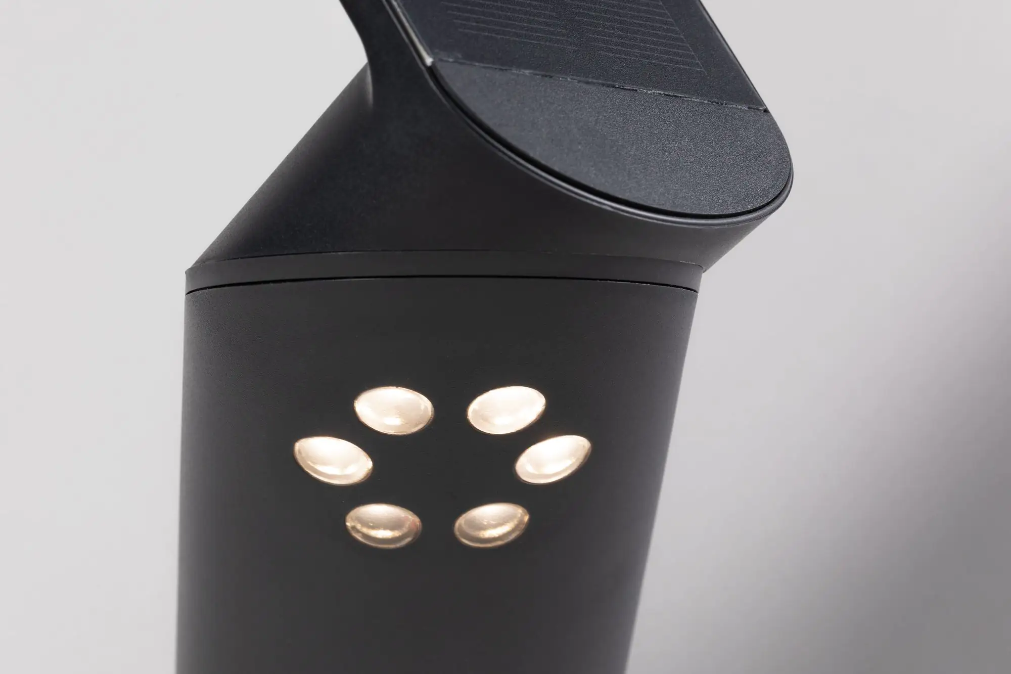 Paulmann LED Solar-Wandleuchte Ilias anthrazit warmweiß Bewegungsmelder