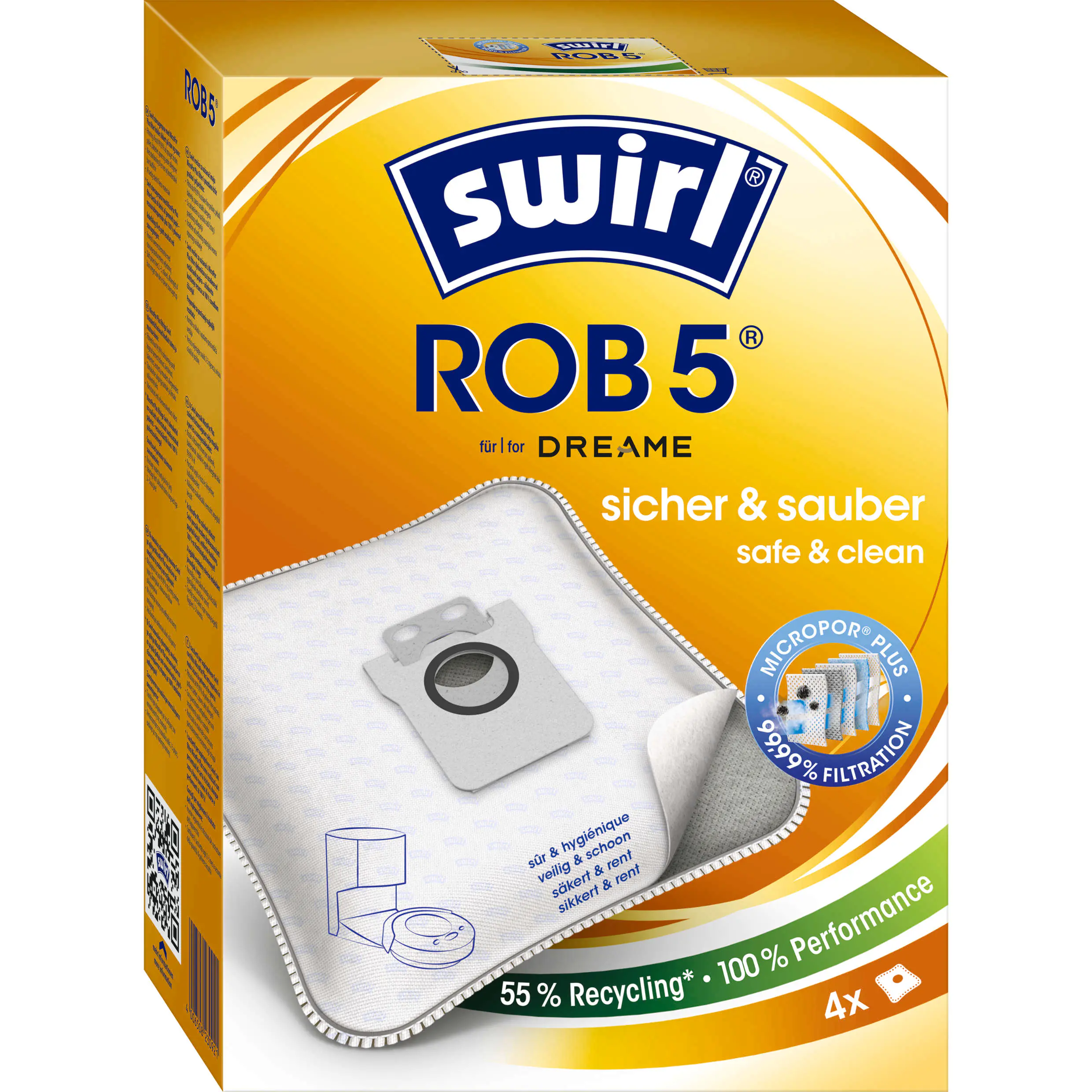Swirl® ROB 5 MicroPor® Plus
