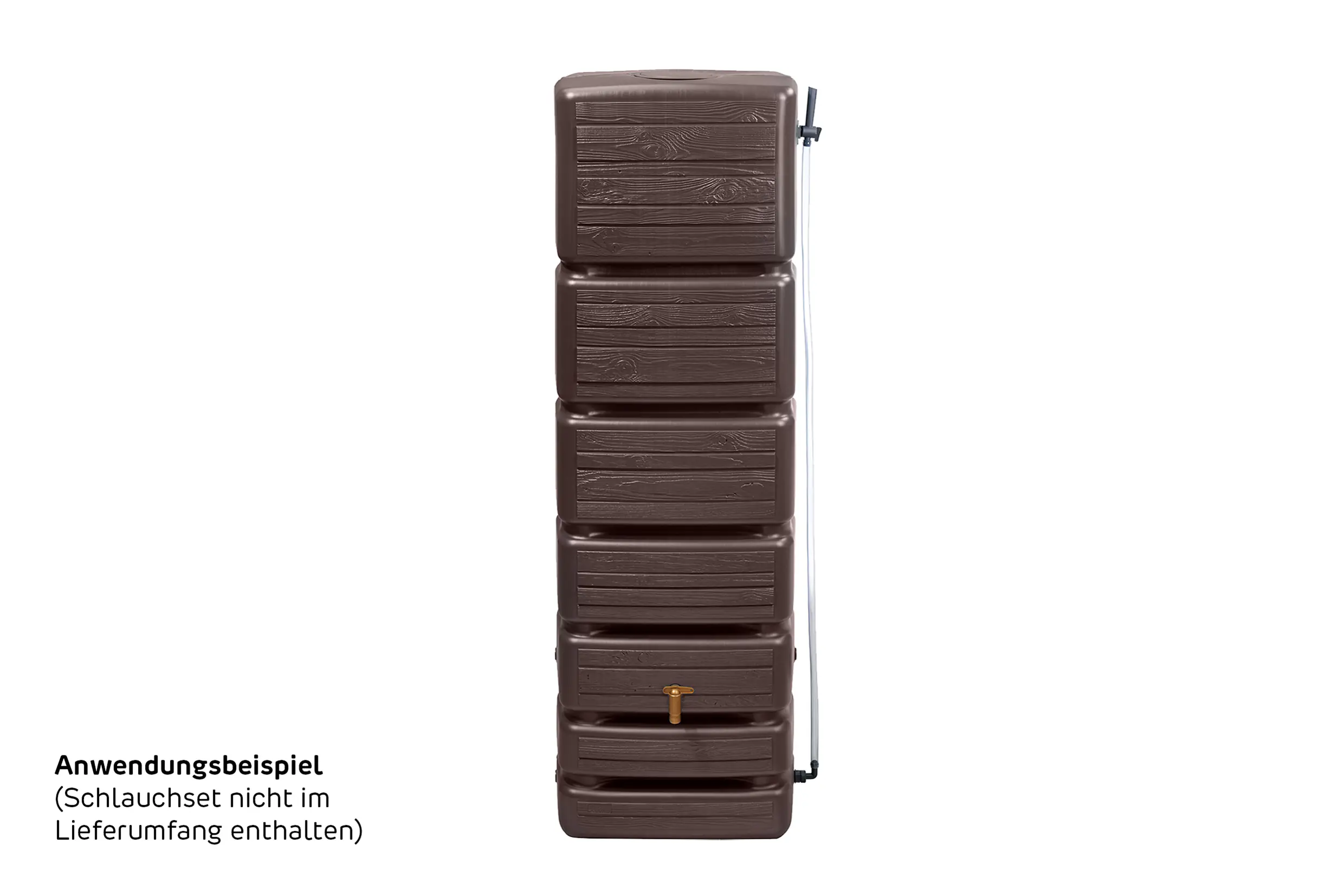4rain Regenwasser-Wandtank Slim Wood Decor darkwood 350 Liter 4rain Regenwasser-Wandtank Slim Wood Decor darkwood 350 Liter