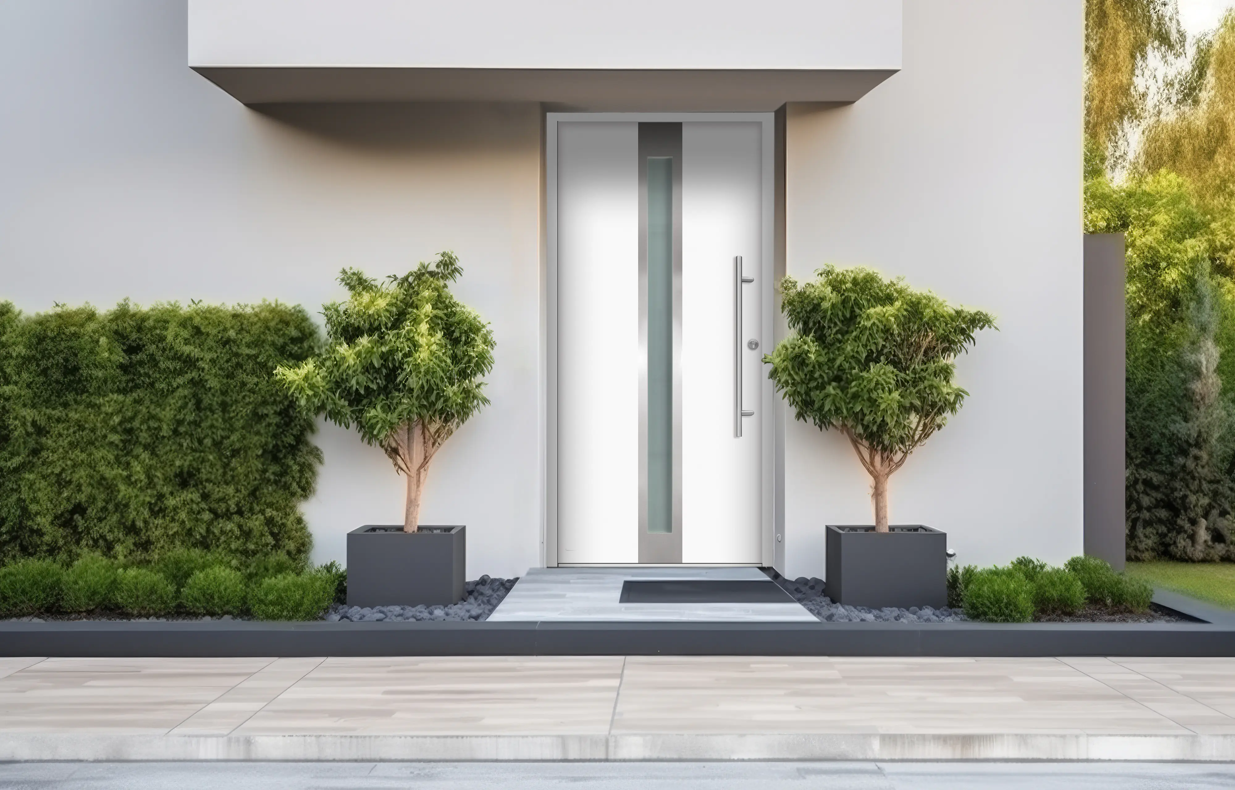 Splendoor Haustür Passivedoor Premium B01 Weiß DIN Rechts 110 x 210 cm