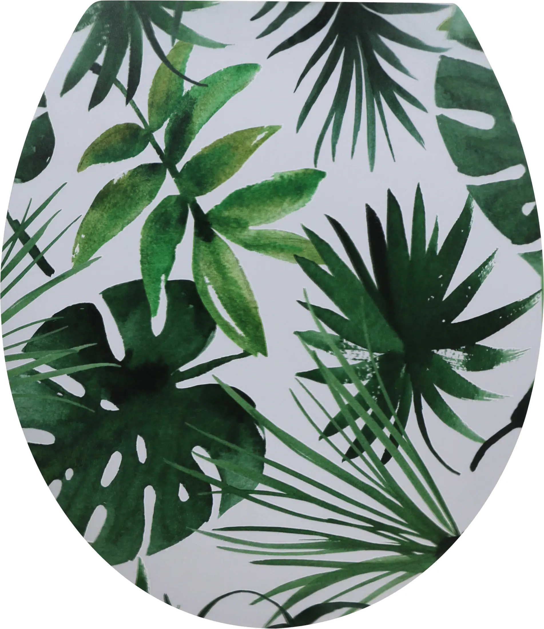 Primaster WC-Sitz mit Absenkautomatik Palme weiß