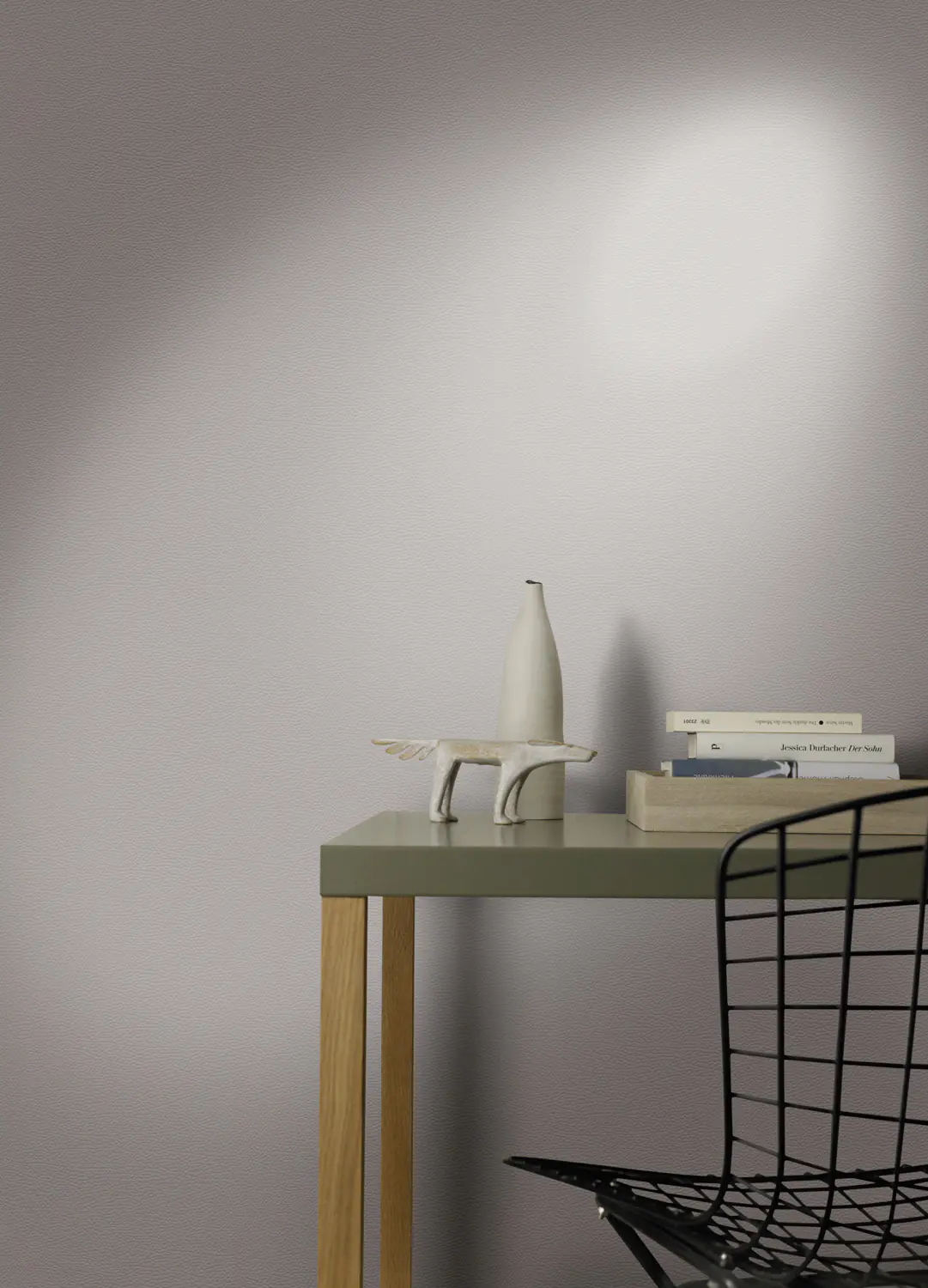 Rasch Vliestapete 752649 Grau-Hellgrau Uni 10,05 m x 0,53 m