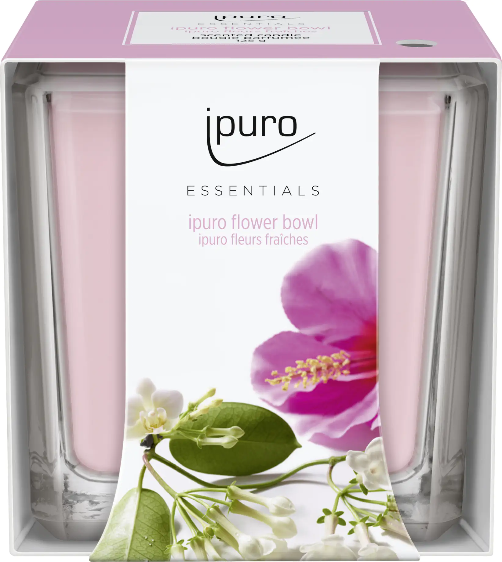 4051281982284 ipuro ESSENTIALS Duftkerze Flower Bowl 125 g