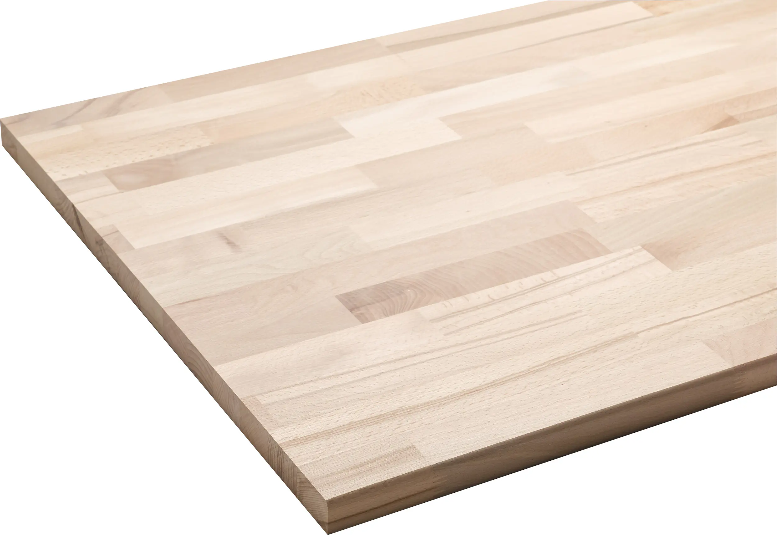 Arbeitsplatte Buche massiv 300 x 60 x 4 cm geschliffen