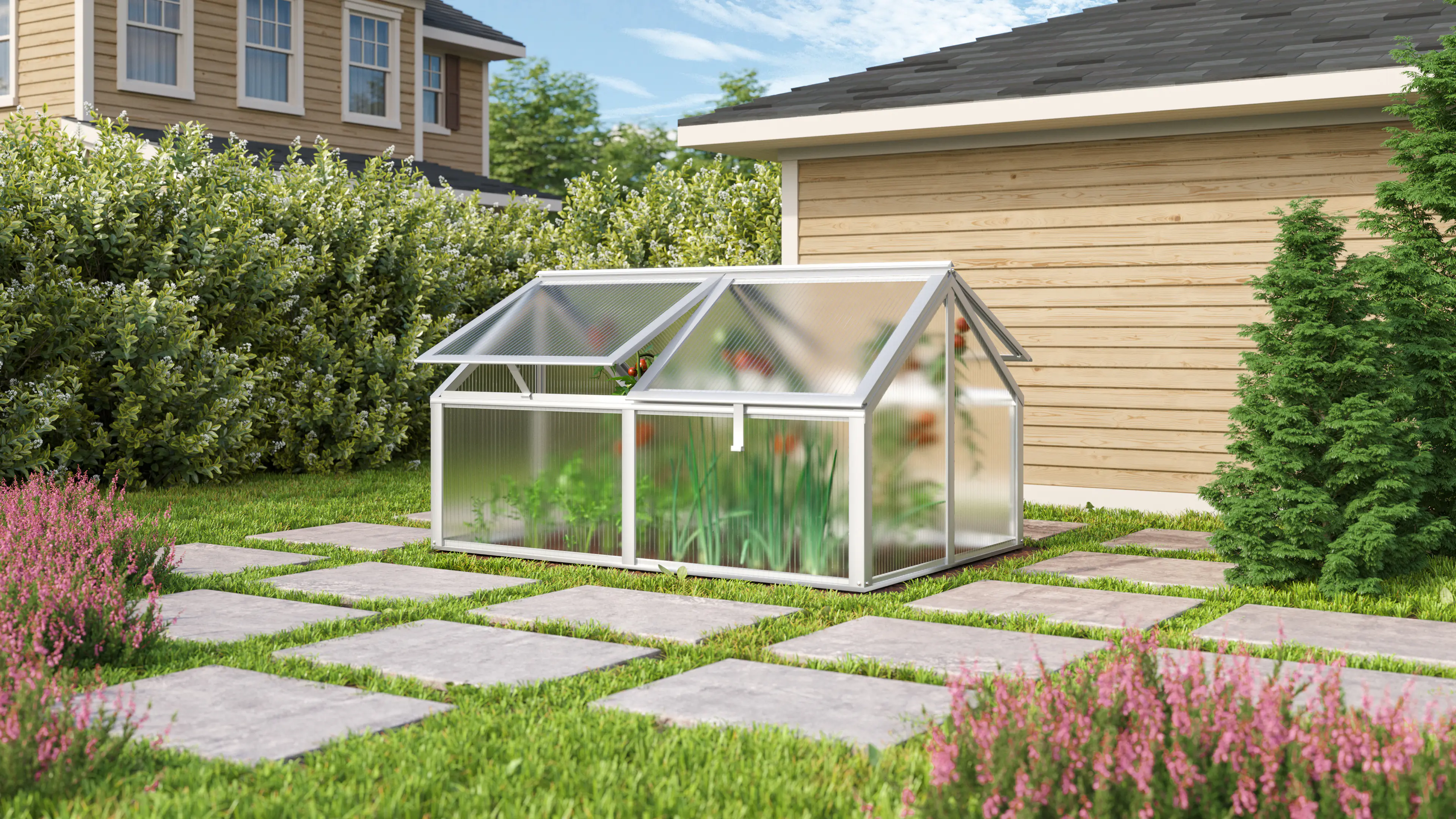 Vitavia Hochfrühbeet Zola 89 x 124 x 71 cm 4 mm HPK