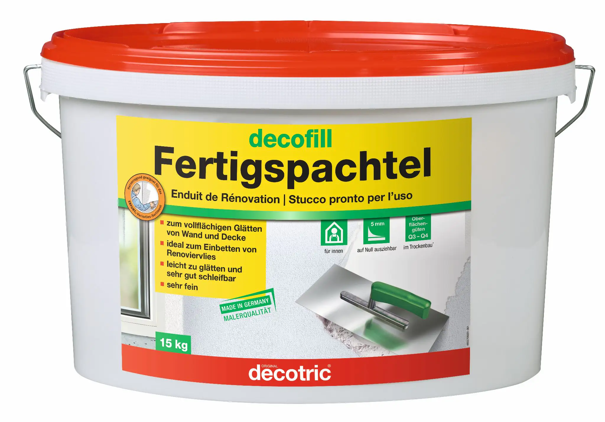 Decotric Decofill Fertigspachtel 15 kg