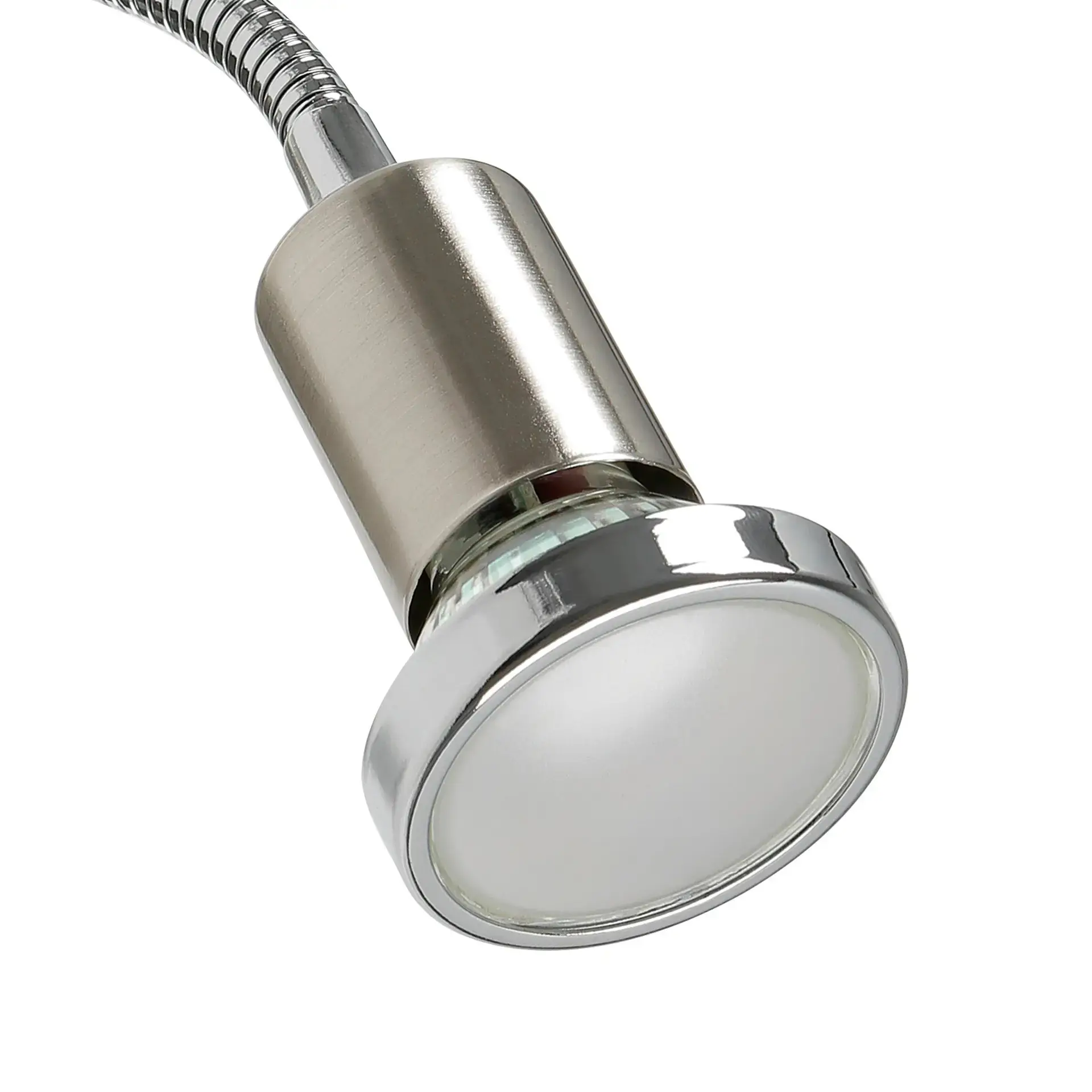 Eglo Steckerleuchte Mini 4 flexibel GU10  2,8 W nickel-matt warmweiß