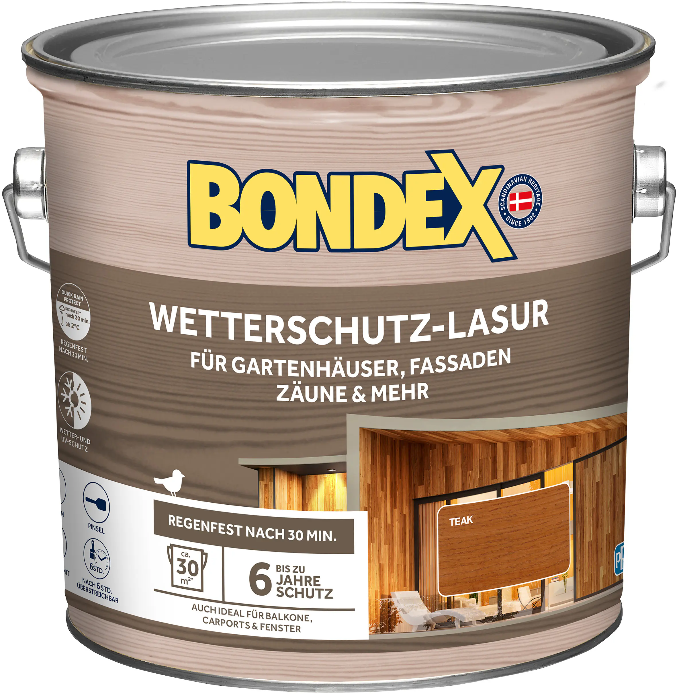 Bondex Wetterschutzlasur 0,75 L teak