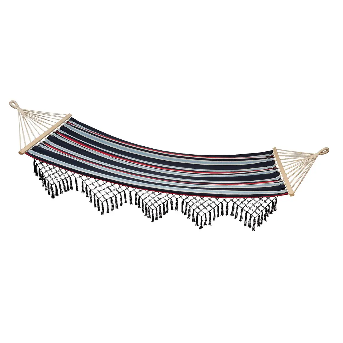 Conacord Hängematte Navia Comfort mit Spreizstab 195 x 100 cm bunt gestreift