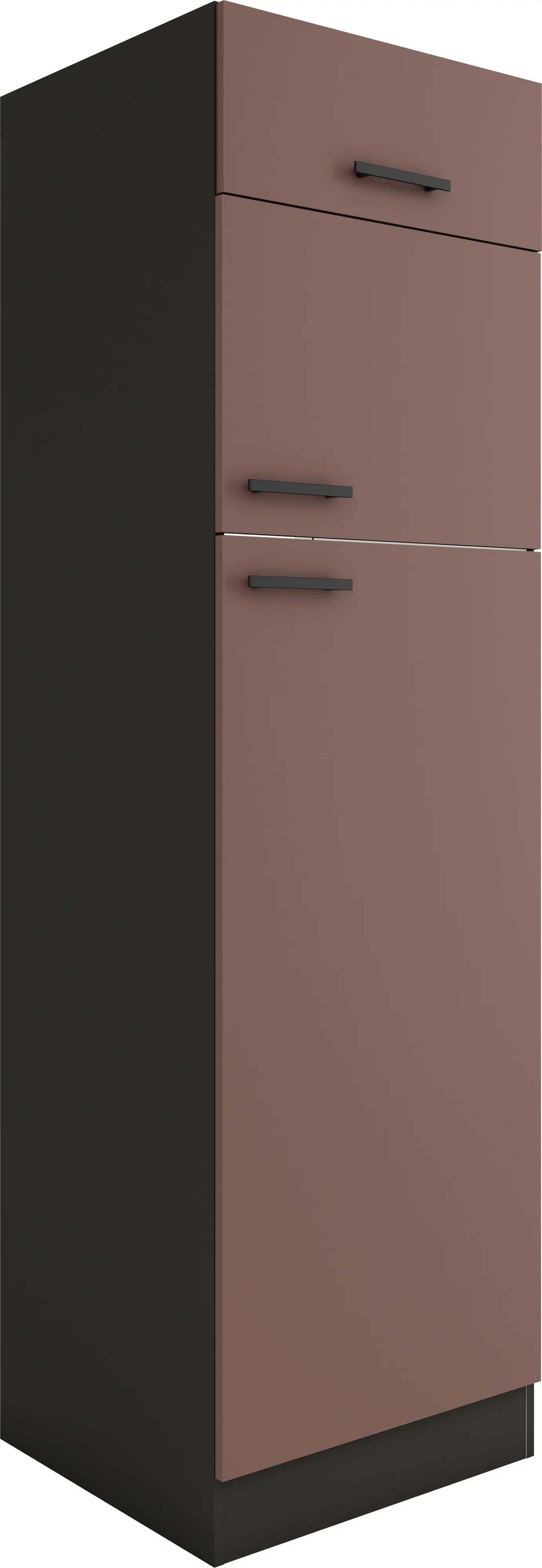 Optifit Hochschrank Nizza 407 rostrot/anthrazit matt 60 cm