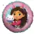 Folienballon Gabbys Dollhouse Rund bunt 19 x 13,5 cm