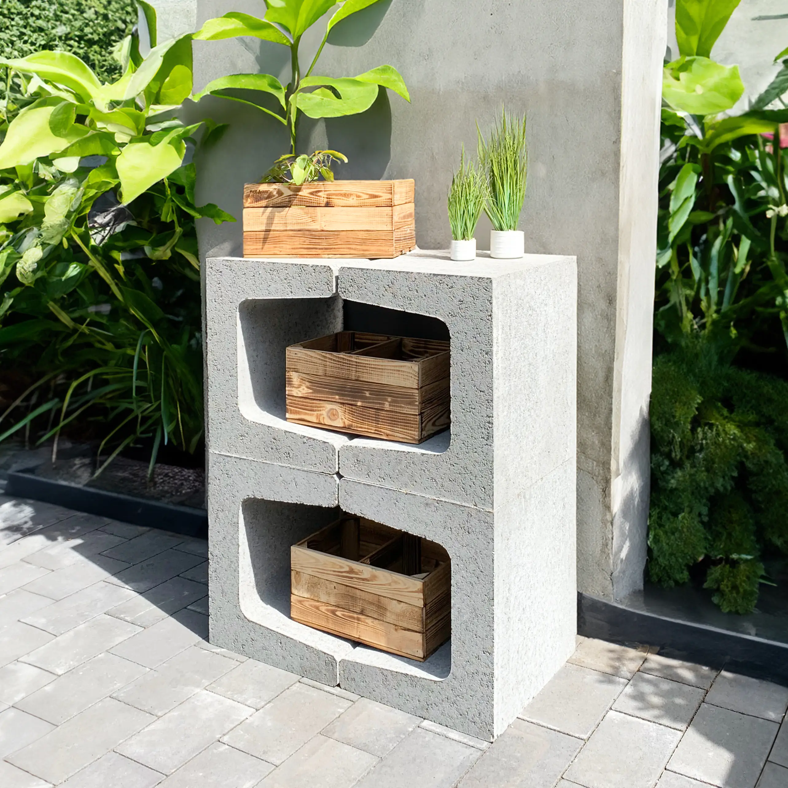 EHL U-Stein unbewehrt 40 x 50 x 40 cm grau 