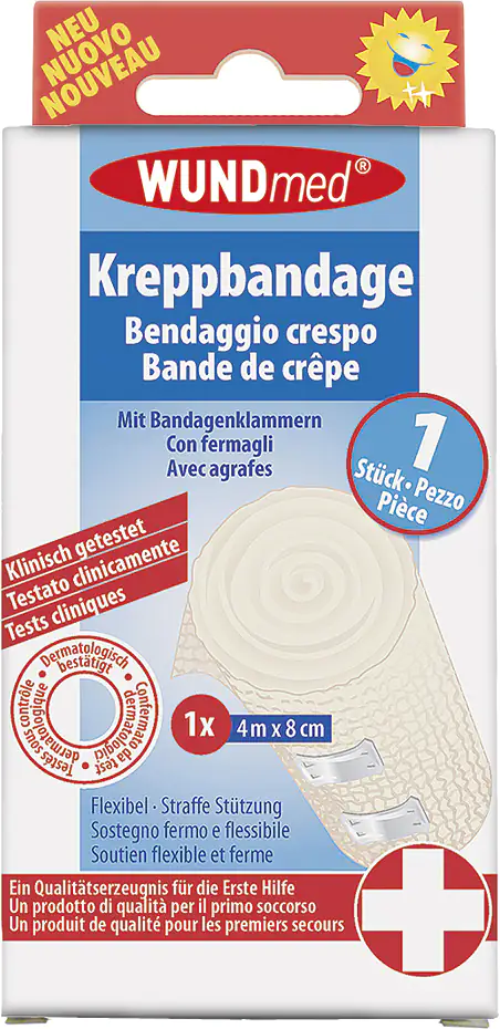 Wundmed Kreppbandage 4 m x 6 cm