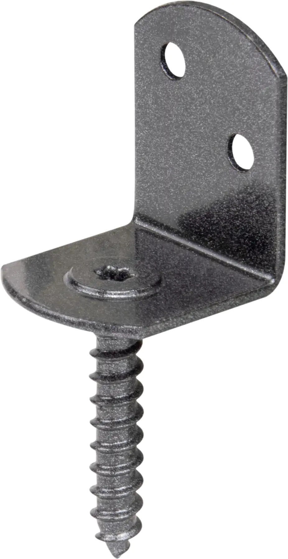 Alberts Duravis Flechtzaunhalter L-Form schwarz diamant, L-Form