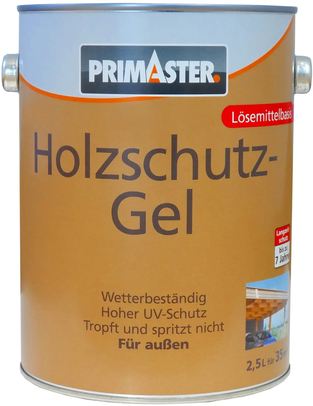 Primaster Holzschutzgel 2,5 L ebenholz seidenmatt