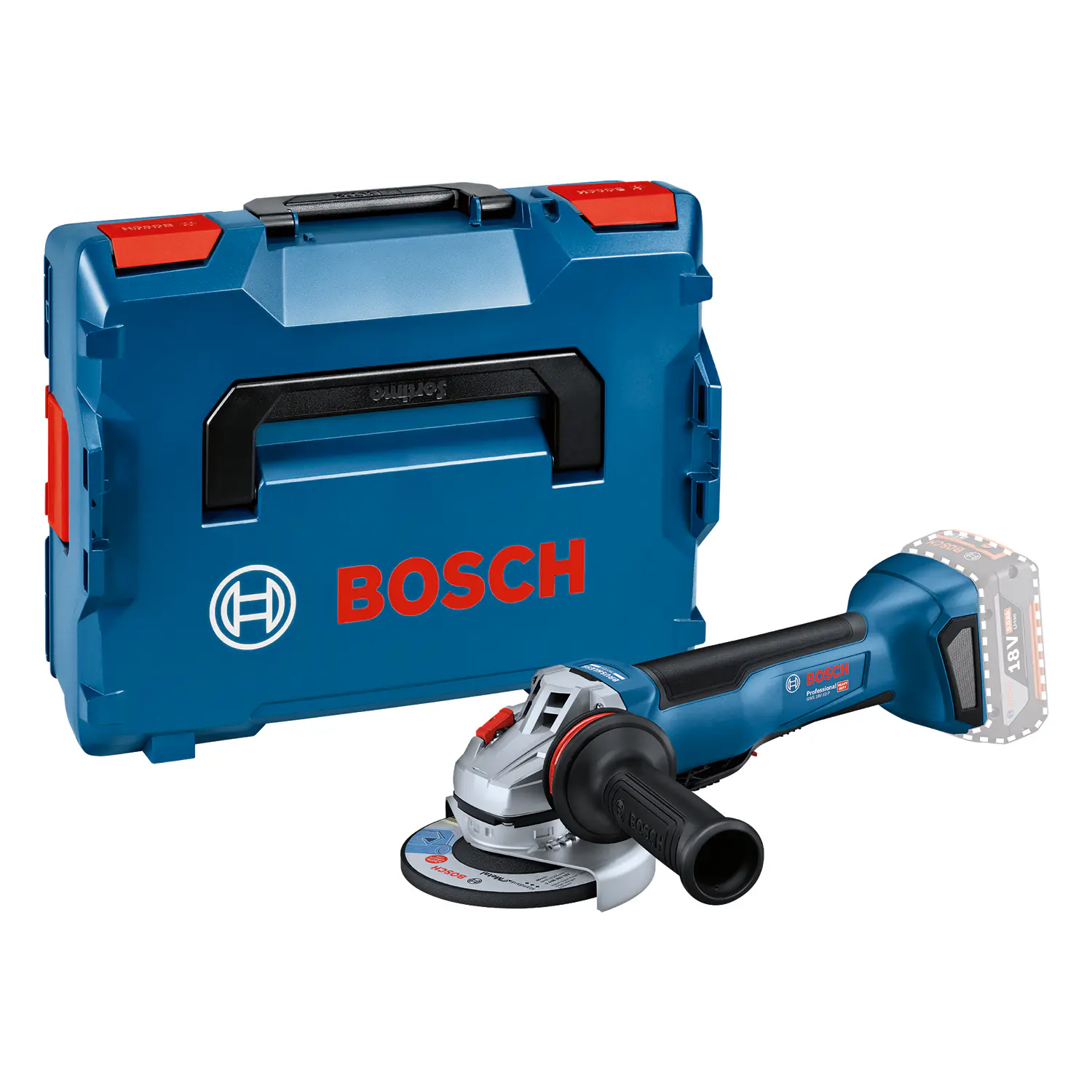 Bosch Professional Akku-Winkelschleifer GWS 18V-10 P Solo L-Boxx Bosch Professional Akku-Winkelschleifer GWS 18V-10 P Solo L-Boxx