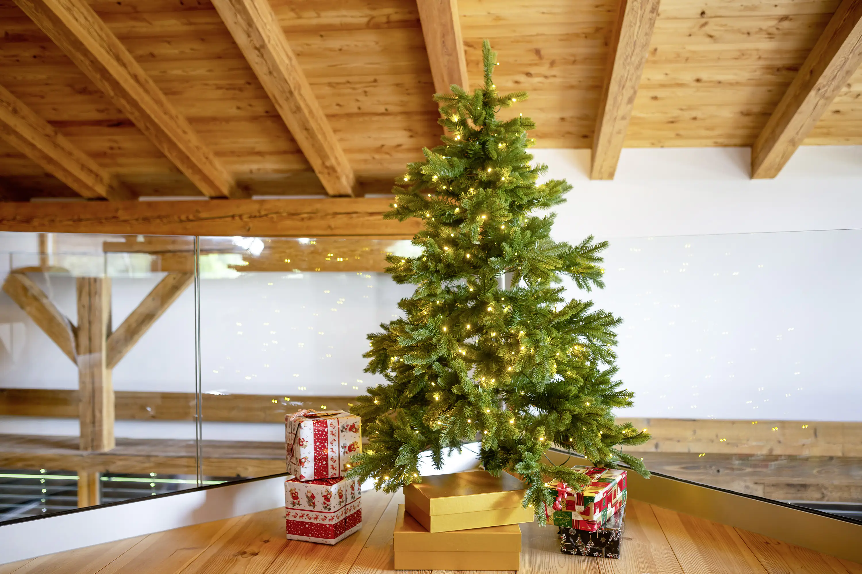 Evergreen Weihnachtsbaum Roswell Kiefer 150 cm beleuchtet Evergreen Weihnachtsbaum Roswell Kiefer 150 cm beleuchtet