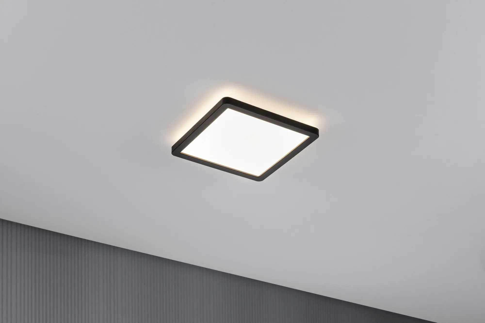 Paulmann LED Panel Atria Shine schwarz 19 x 19 cm warmweiß