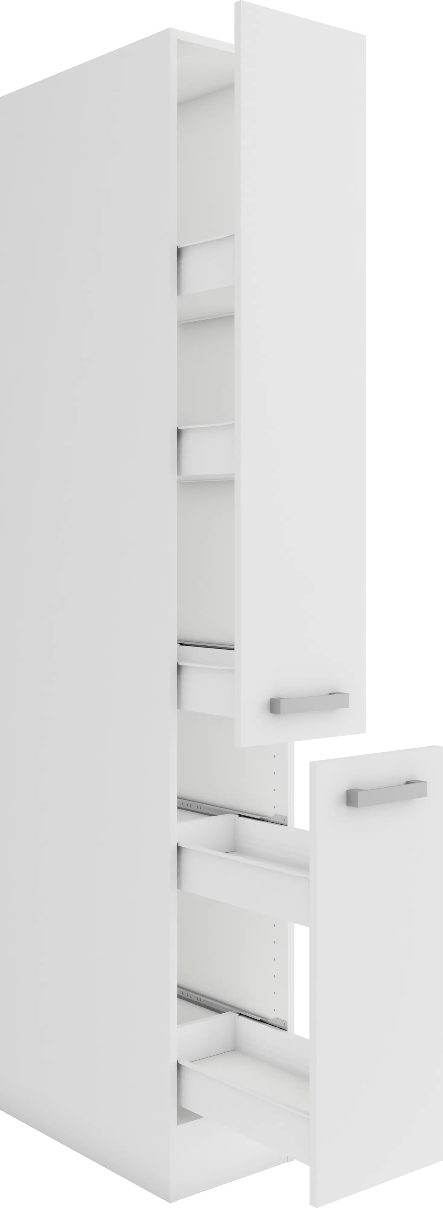 Optifit Apothekerschrank Oslo 214 weiß 30 cm