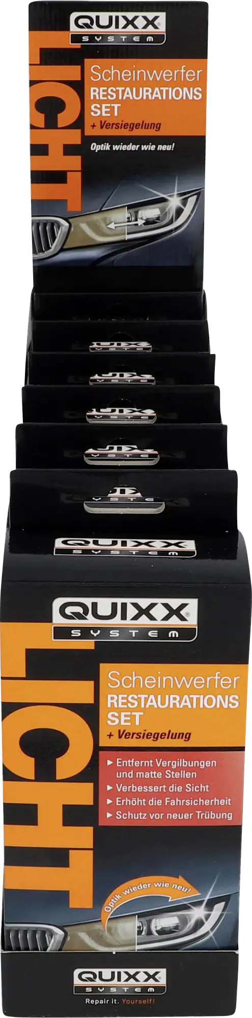 Quixx 50251 Scheinwerfer Restaurations-Set, Scheinwerfer Reparatur,  Politur