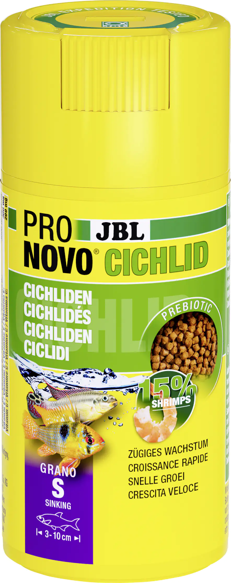 JBL Fischfutter Pronovo Cichlid Grano S Fischfuttergranulat 100 ml JBL Fischfutter Pronovo Cichlid Grano S Fischfuttergranulat 100 ml