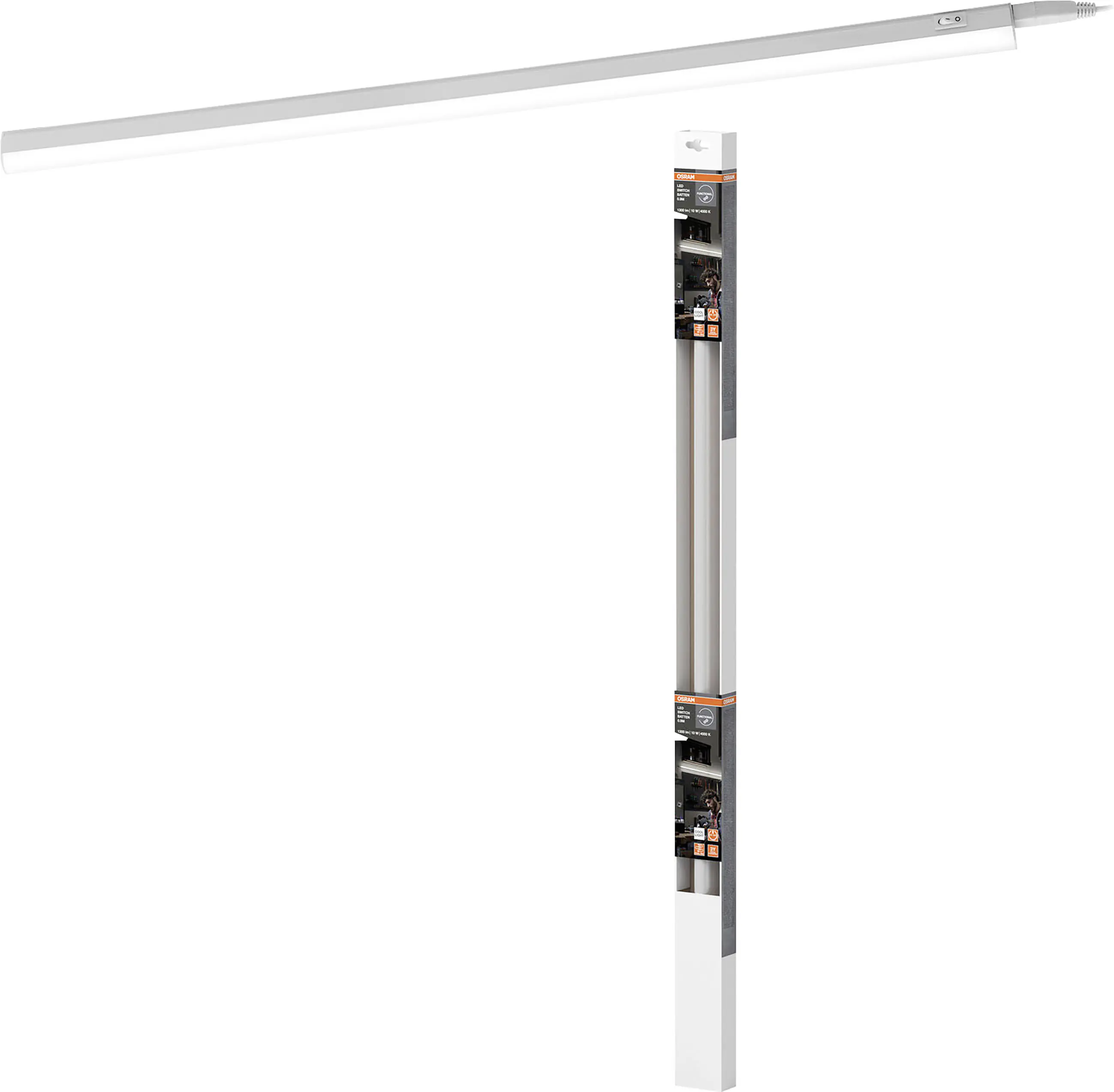 Osram LED Lichtleiste Switch Batten 90 cm 10W kaltweiß