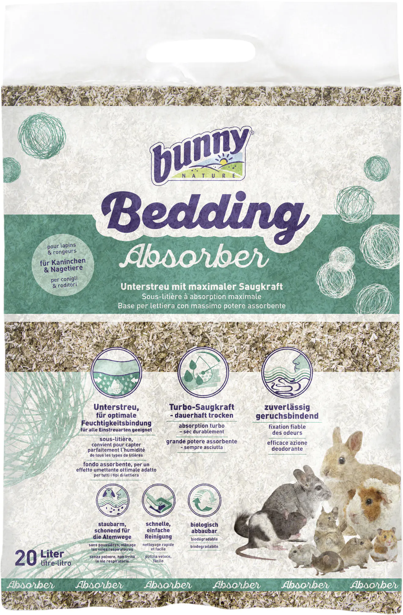 bunny Bedding Absorber 20l für Nager