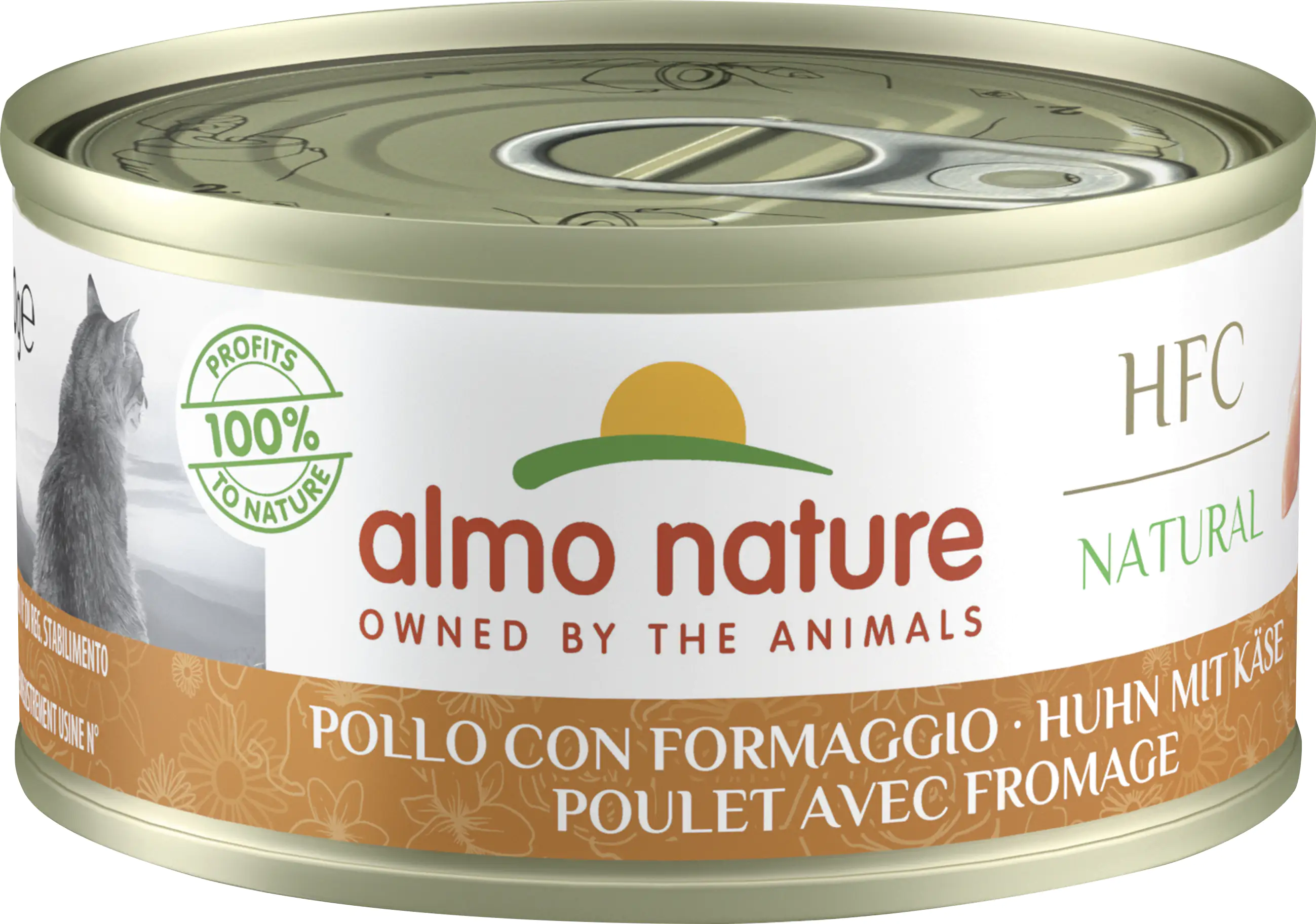 Almo Nature HFC Katzenfutter Huhn & Käse 70 g