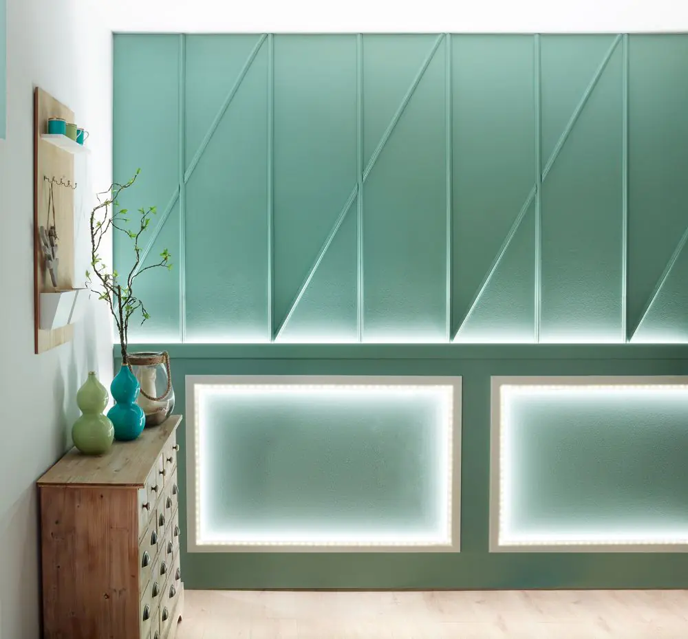 Decosa Wandleiste Melanie 200 cm weiß