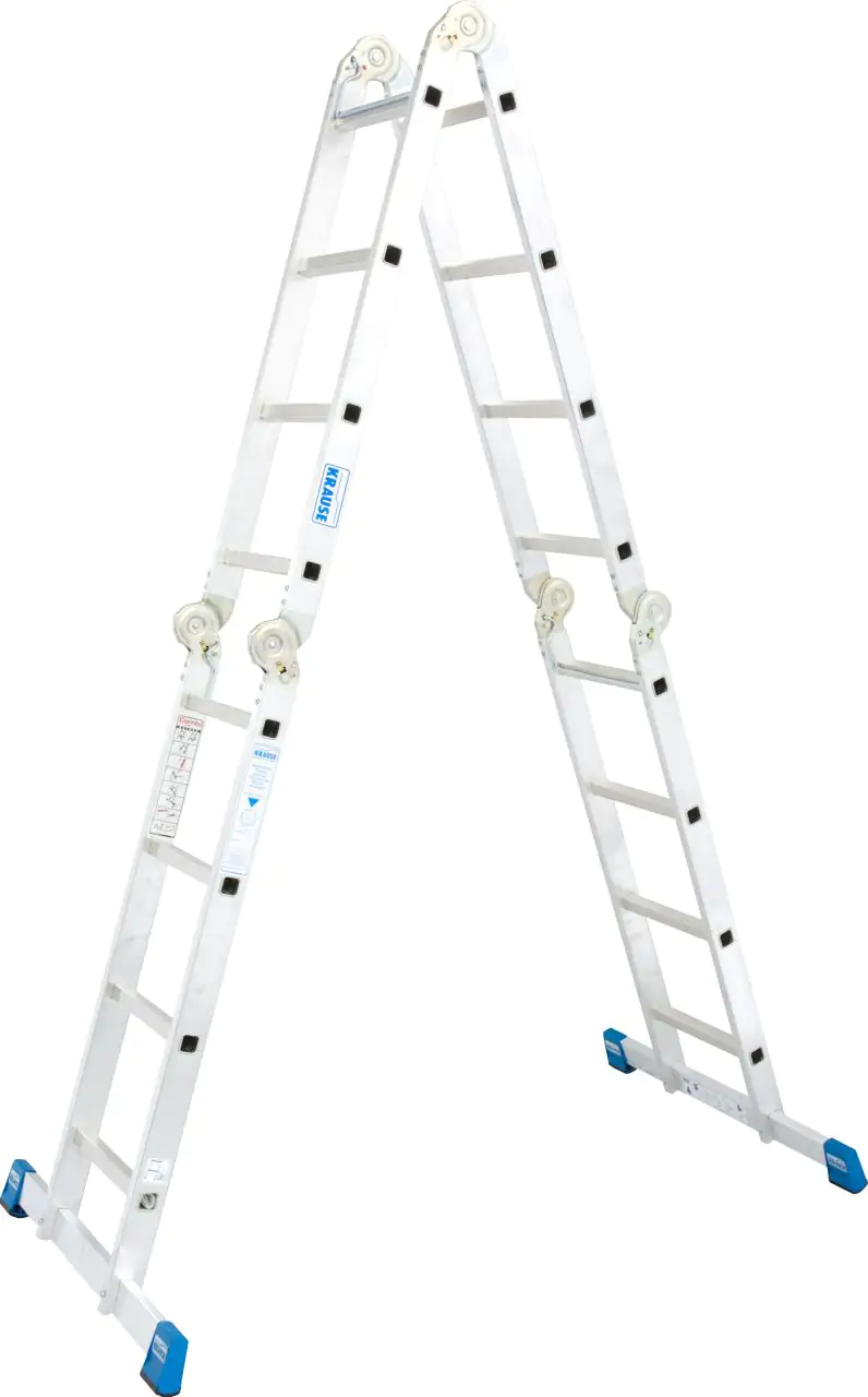 Krause Aluminium-Gelenk-Universalleiter STABILO 5,50 m