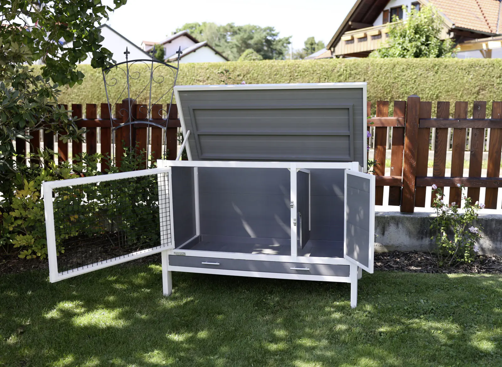 Kerbl ECO-Kunststoff-Kleintierstall Samy LxBxH: 116x57x82 cm