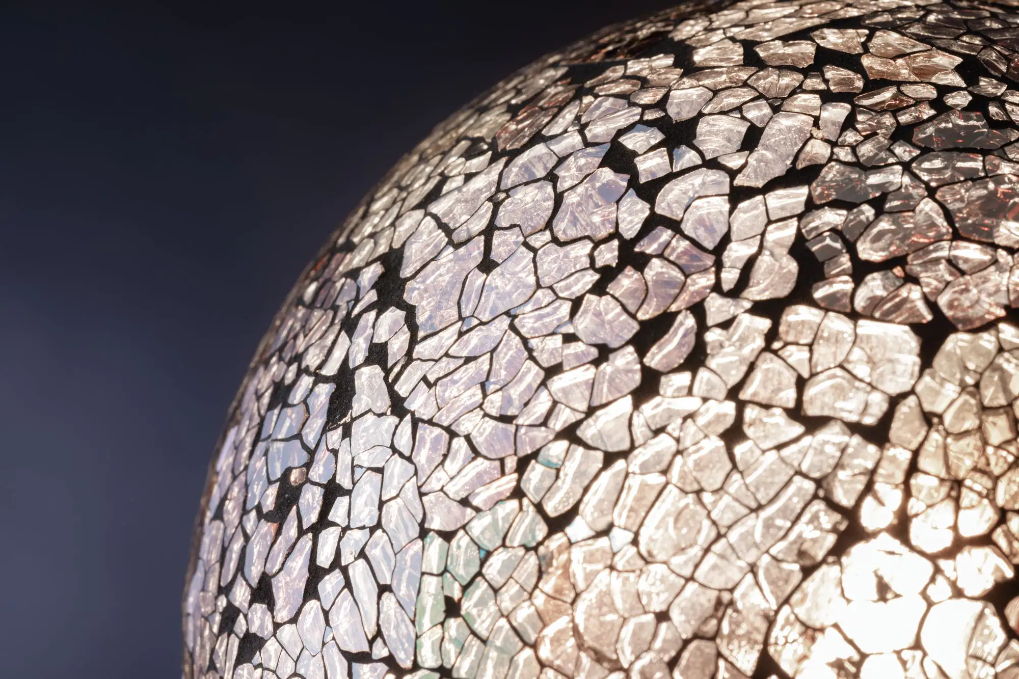 4000870287460_5 Paulmann LED Miracle Mosaic G125 schwarz E 27 5 W 2.700 K dimmbar