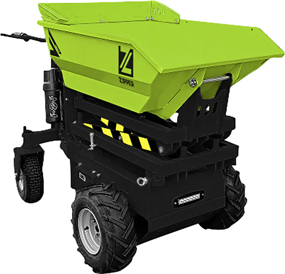 Zipper Elektro-Rad-Dumper ZI-ED600HKS mit Scherenhubfunktion