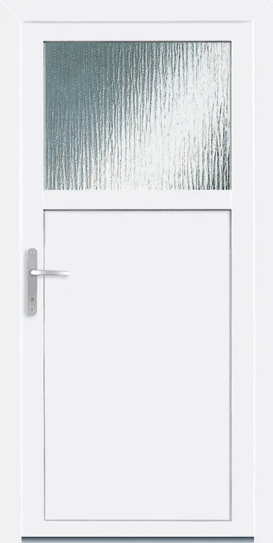 Panto Nebeneingangstür Kunststoff K504-88 88 x 198 cm DIN links weiß Panto Nebeneingangstür Kunststoff K504-88 88 x 198 cm DIN links weiß