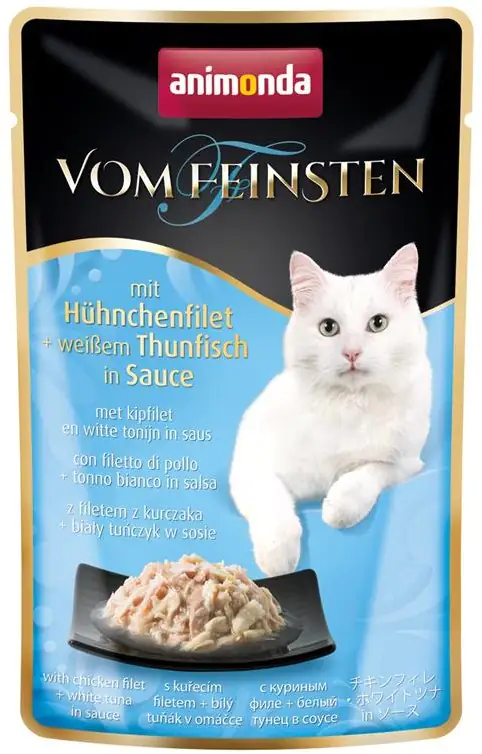 Animonda Vom Feinsten Katzenfutter Huhn und Thunfisch 50 g