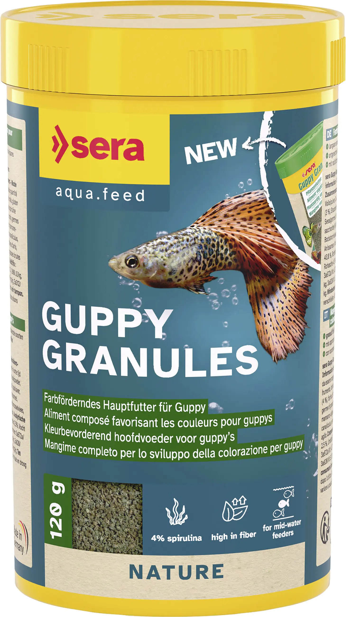 Sera Fischfutter Guppy Granules  250 ml