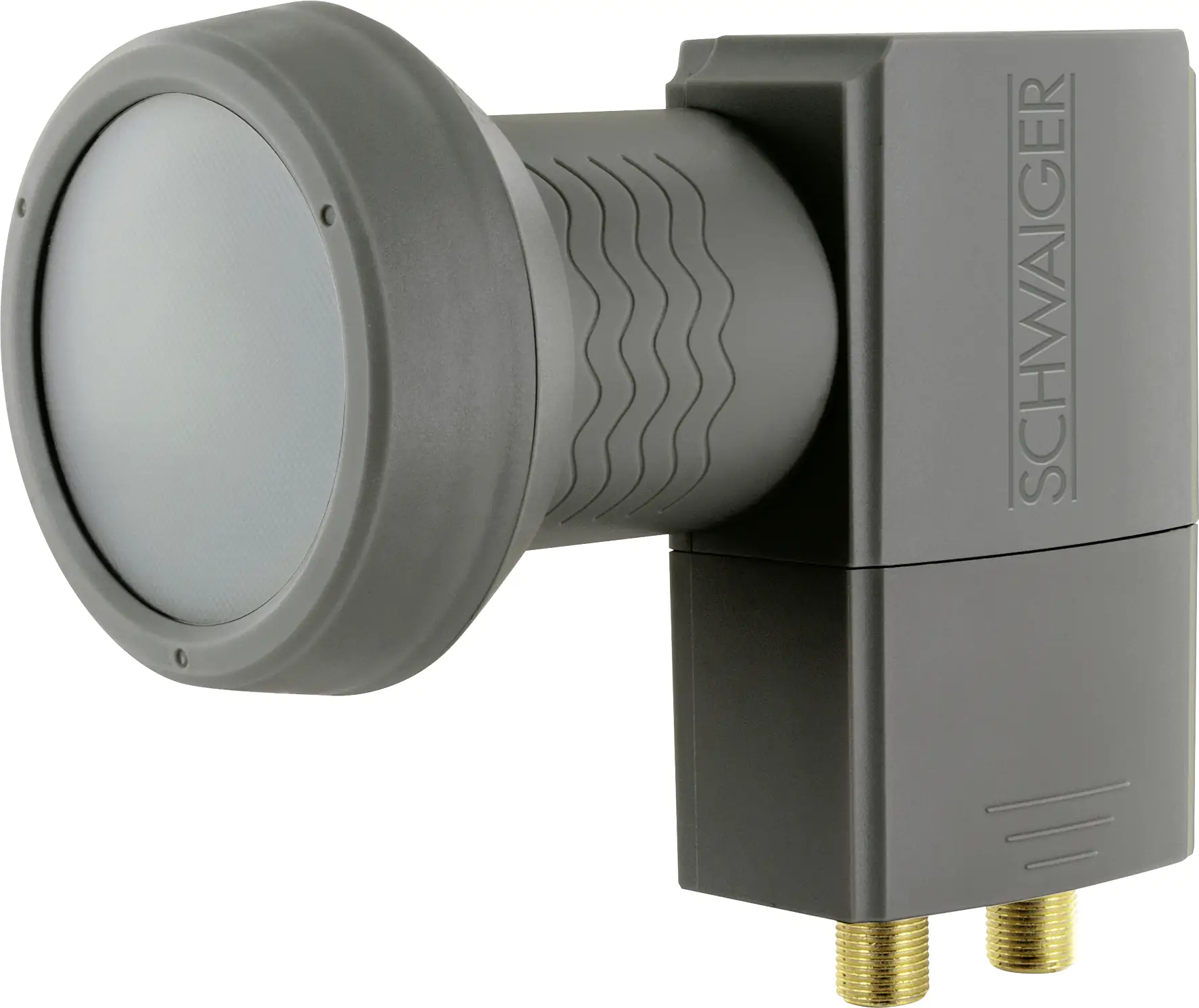 Schwaiger Twin LNB digital anthrazit, 2 Teilnehmer Schwaiger Twin LNB digital anthrazit, 2 Teilnehmer