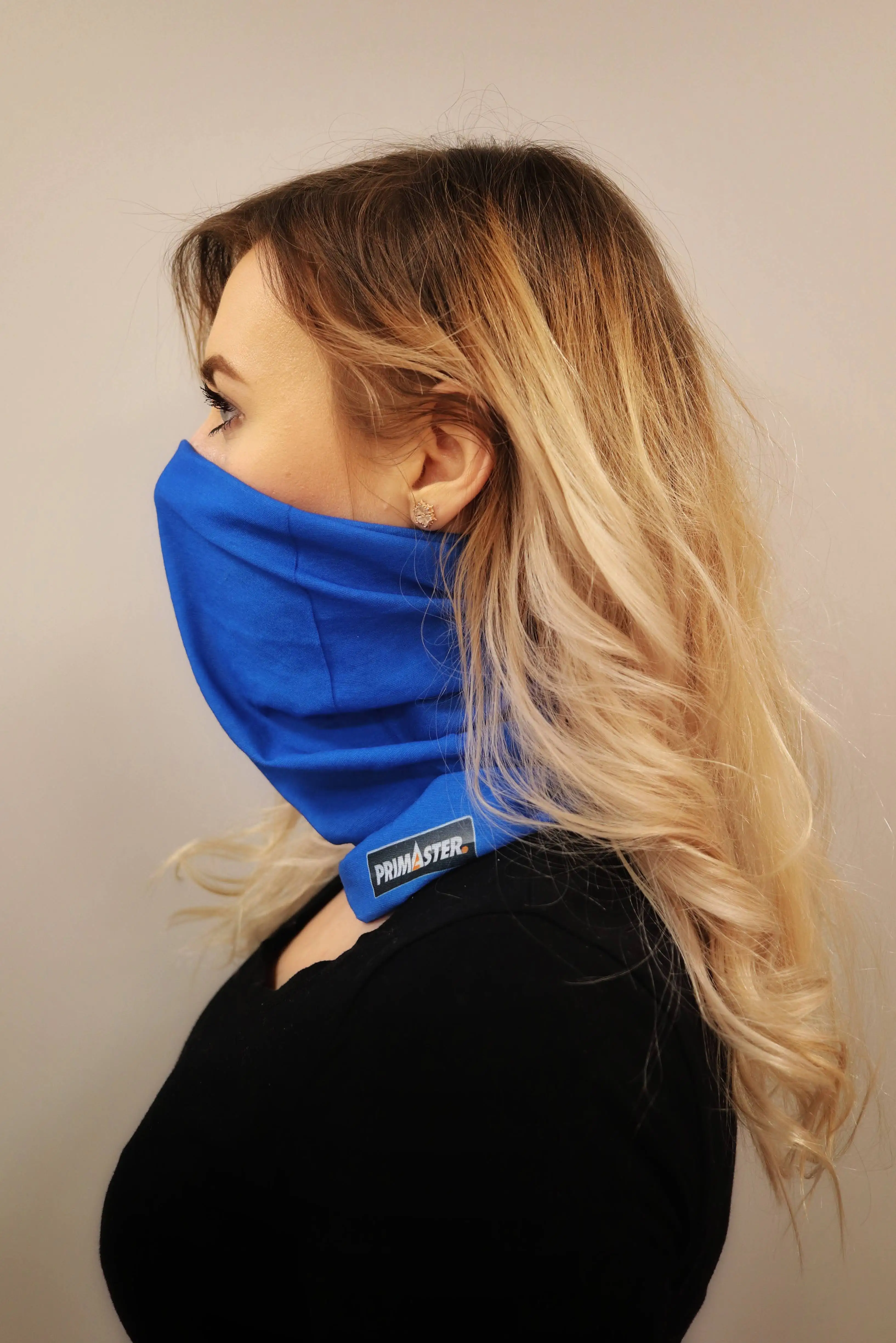 4333692734578_8 Primaster Multifunktionstuch 24x50 cm, blau