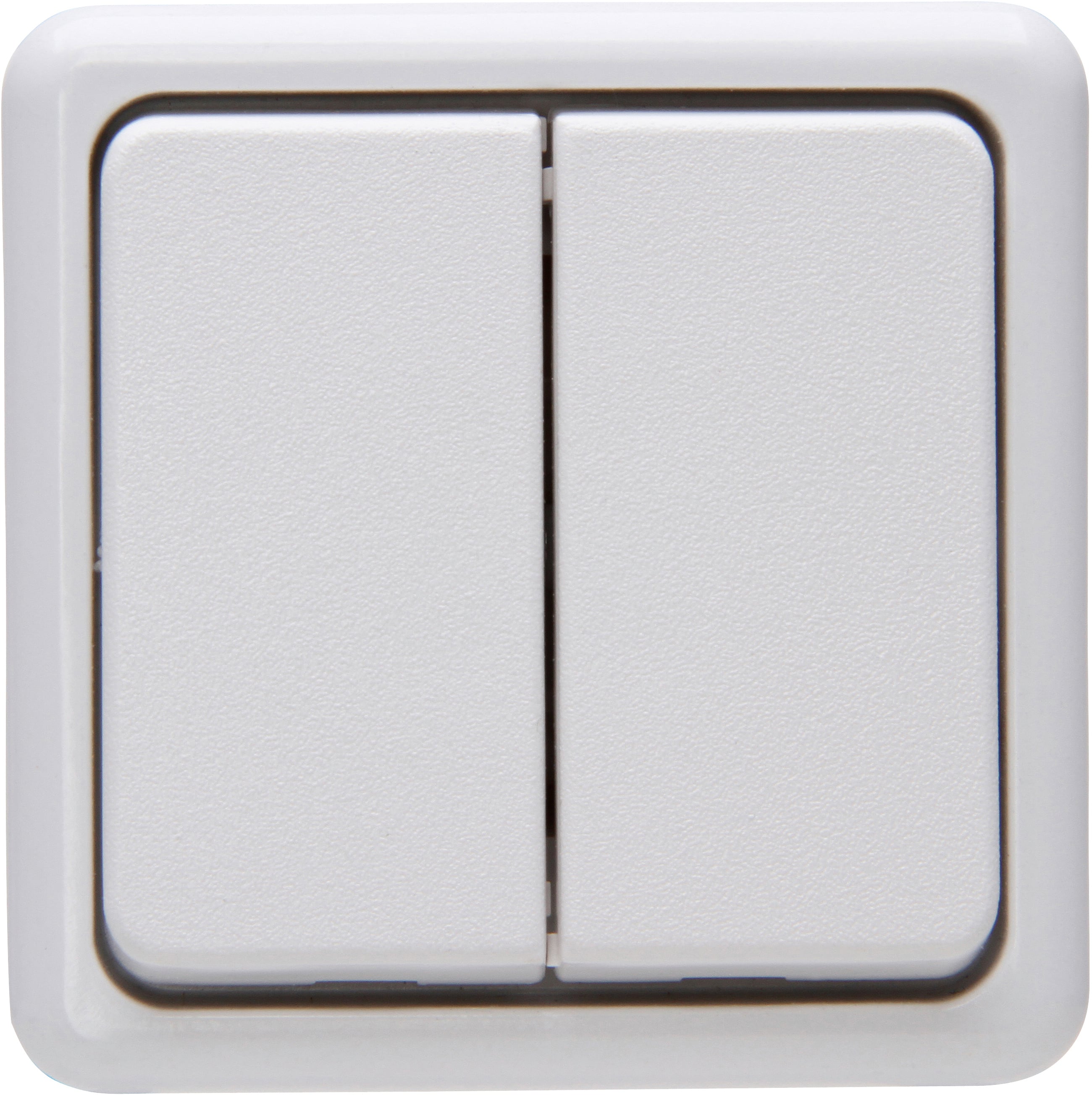 Kopp Serienschalter Aufputz Standard, arktisweiß, 513502002